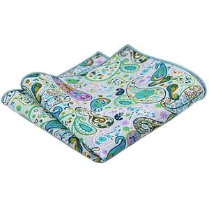 Gascoigne Paisley & Floral Pocket Square Men's